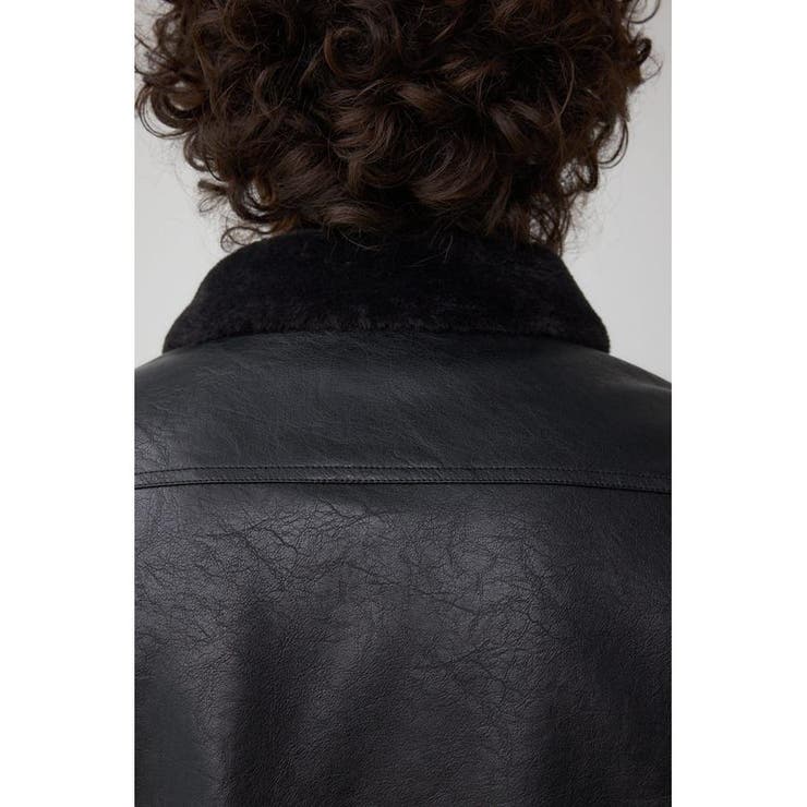 ボアライニング合皮ブルゾン | AZUL BY MOUSSY | 詳細画像9 