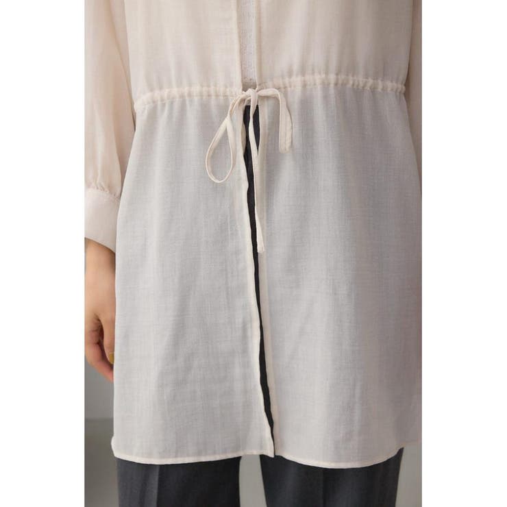 前後2WAY5分袖前リボンブラウス | AZUL BY MOUSSY | 詳細画像10 