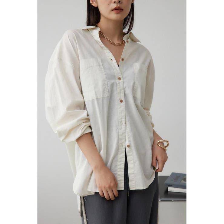 IVOY3 | ケミカルウォッシュシャツ | AZUL BY MOUSSY