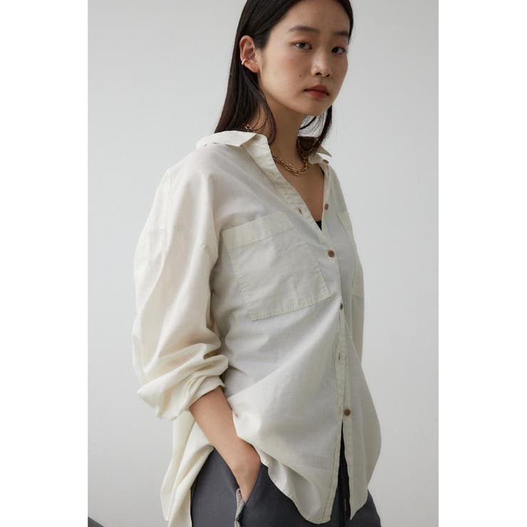 ケミカルウォッシュシャツ | AZUL BY MOUSSY | 詳細画像1 
