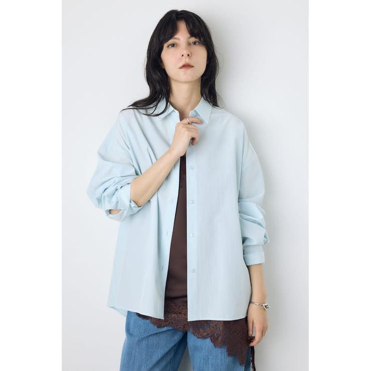 レギュラーカラーオーバーシルエットシャツ | AZUL BY MOUSSY | 詳細画像29 