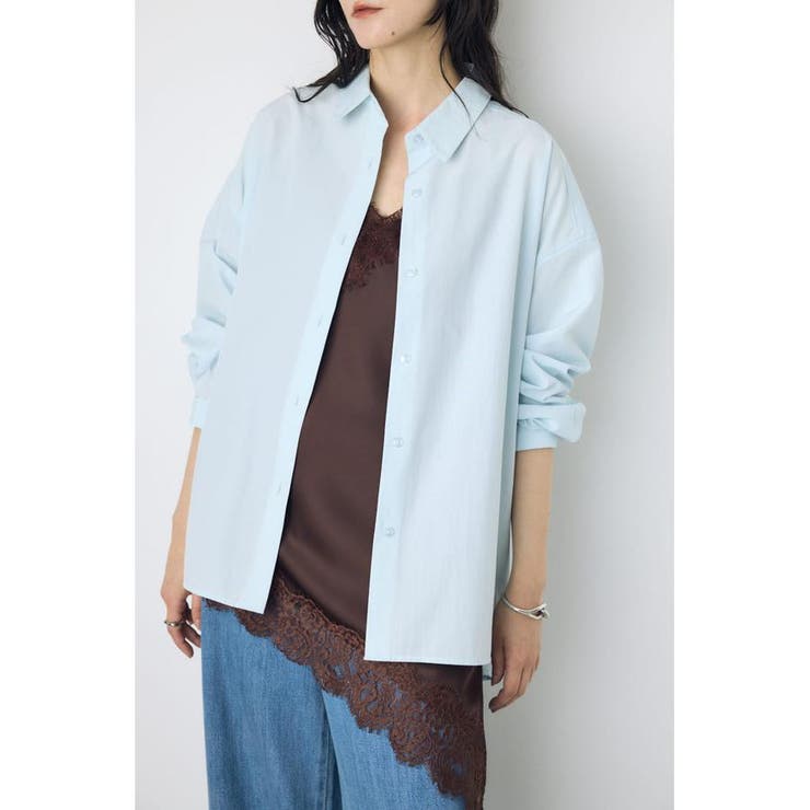 レギュラーカラーオーバーシルエットシャツ | AZUL BY MOUSSY | 詳細画像30 
