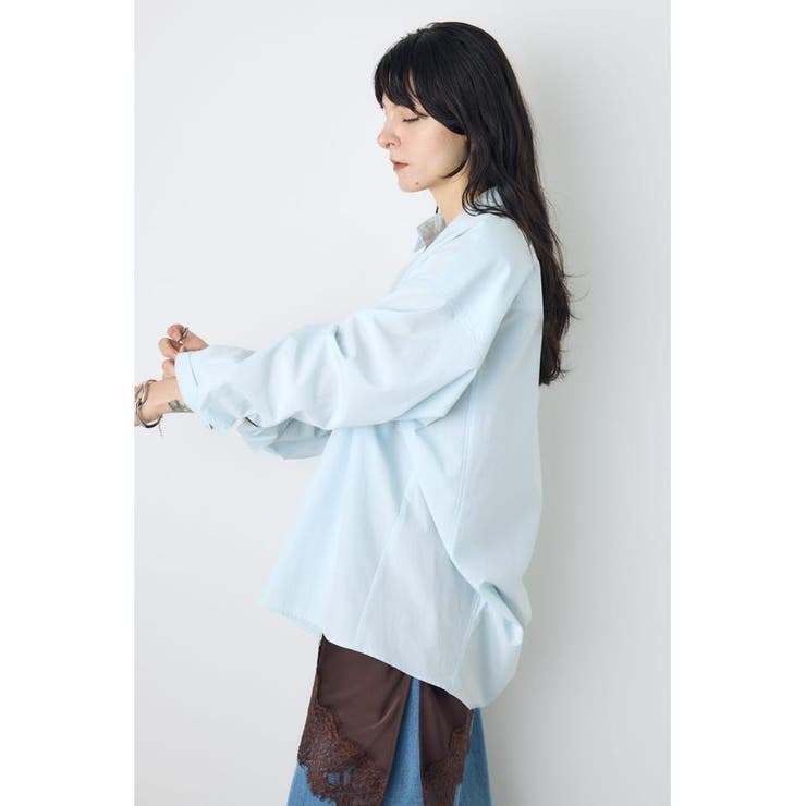 レギュラーカラーオーバーシルエットシャツ | AZUL BY MOUSSY | 詳細画像31 