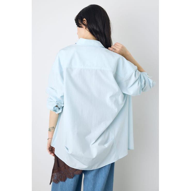 レギュラーカラーオーバーシルエットシャツ | AZUL BY MOUSSY | 詳細画像32 