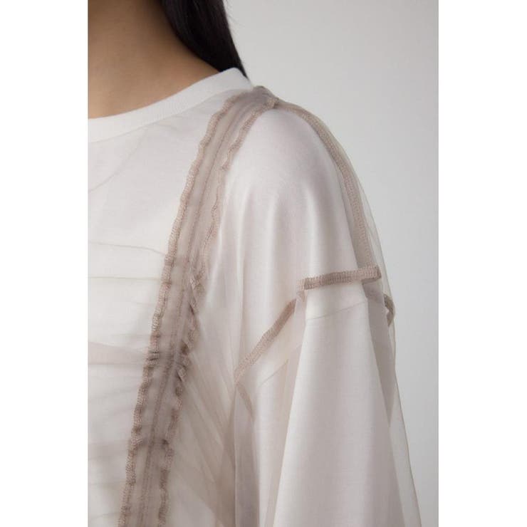 チュールレイヤードトップス | AZUL BY MOUSSY | 詳細画像9 