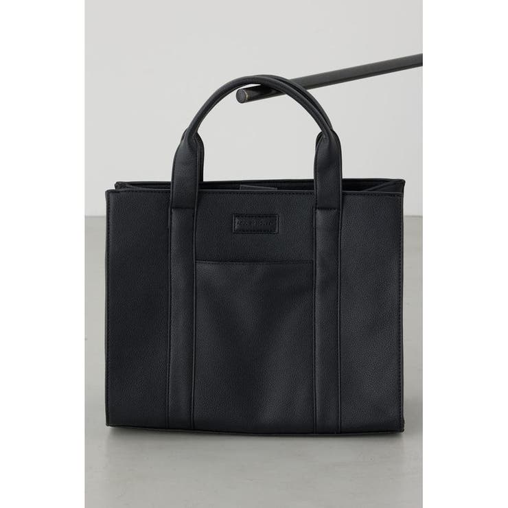 BLK | 合皮スクエアミドルバッグ | AZUL BY MOUSSY