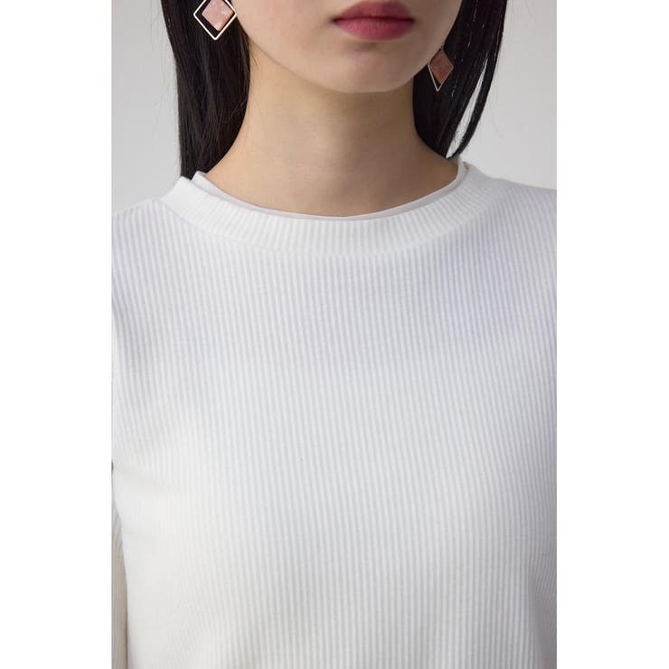 シアーネックリブトップス | AZUL BY MOUSSY | 詳細画像7 