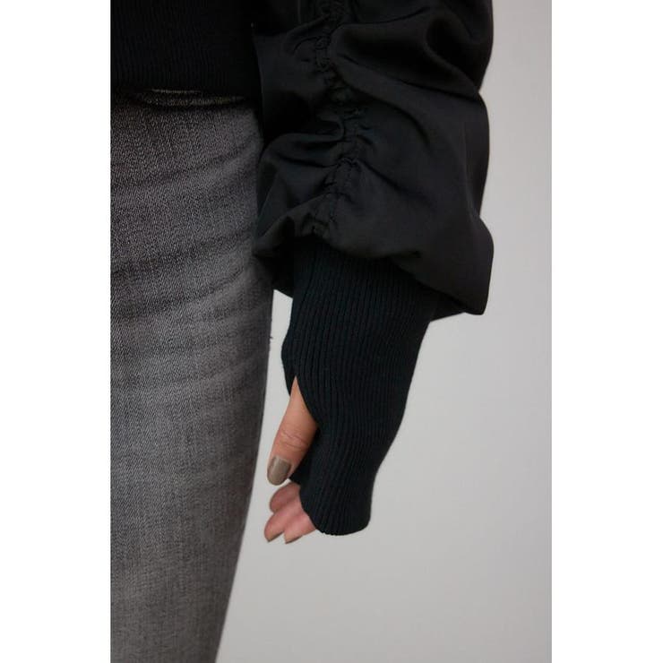 ロングリブサムホールショートMA-1 | AZUL BY MOUSSY | 詳細画像23 