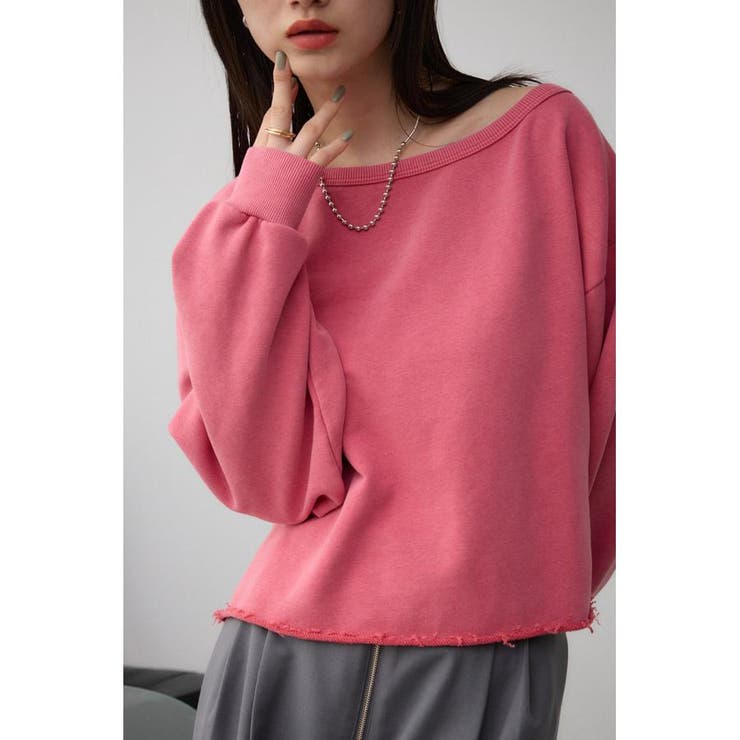 PNK | ビンテージライクウラケトップス | AZUL BY MOUSSY