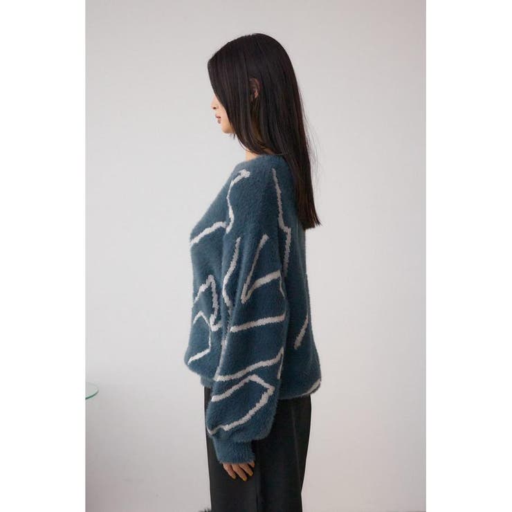 ニュアンス柄ニットトップス | AZUL BY MOUSSY | 詳細画像26 