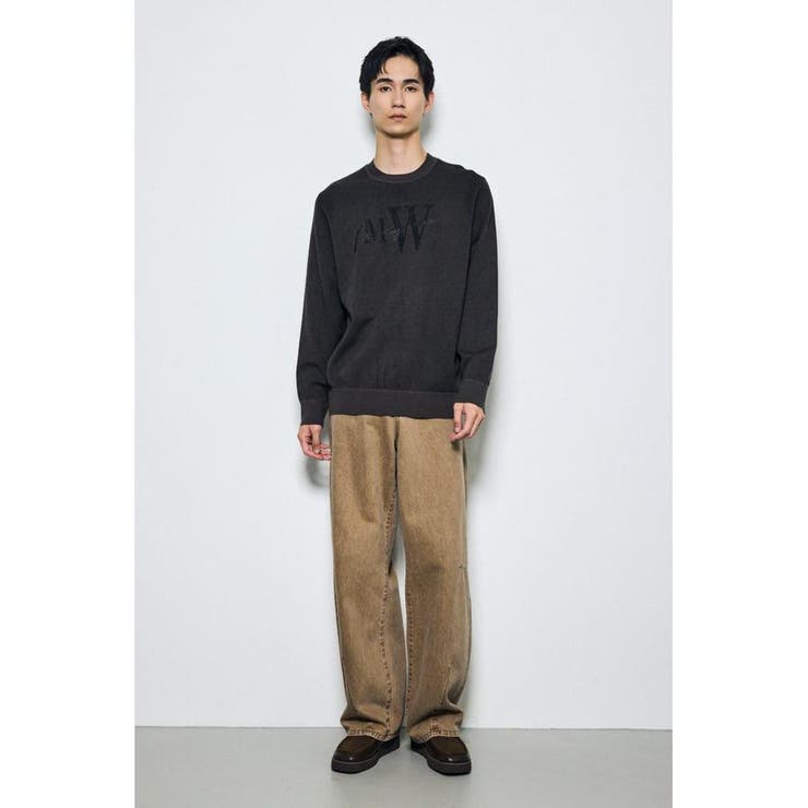 ストライプロゴニットトップス | AZUL BY MOUSSY | 詳細画像13 