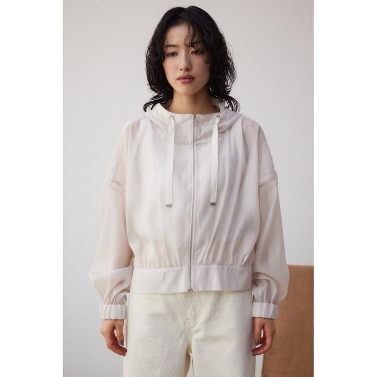シアーフーディーブルゾン[品番：AZLW0021840]｜AZUL BY MOUSSY