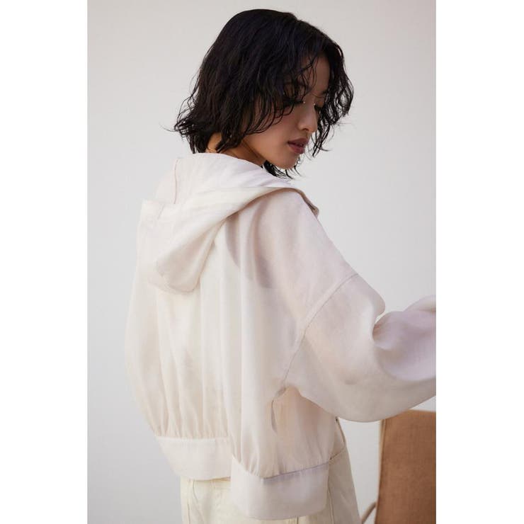 シアーフーディーブルゾン（ブルゾン）｜AZUL BY MOUSSY