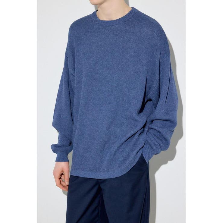 裏配色リネンミックスニットトップス | AZUL BY MOUSSY | 詳細画像15 