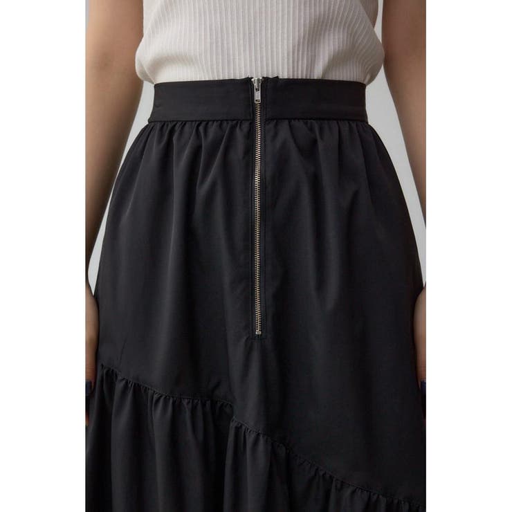 フロントジップフレアスカート | AZUL BY MOUSSY | 詳細画像8 