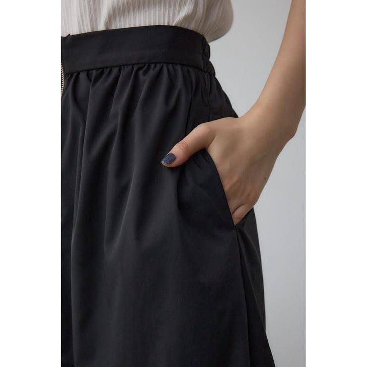 フロントジップフレアスカート | AZUL BY MOUSSY | 詳細画像9 