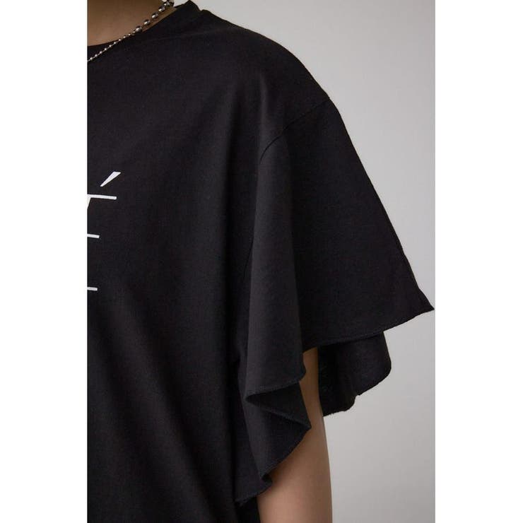 ラッフルスリーブロゴTシャツ | AZUL BY MOUSSY | 詳細画像18 