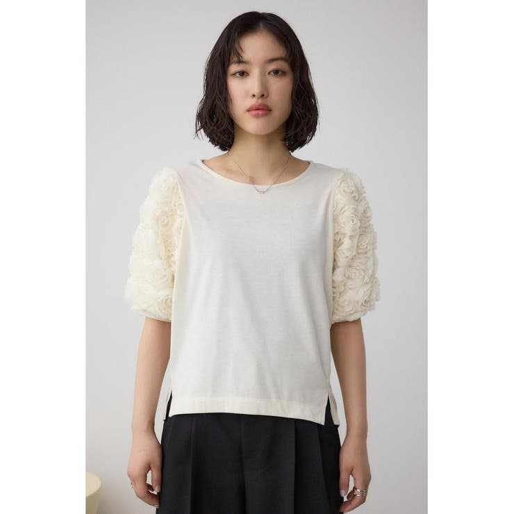 ソデチュールトップス | AZUL BY MOUSSY | 詳細画像4 