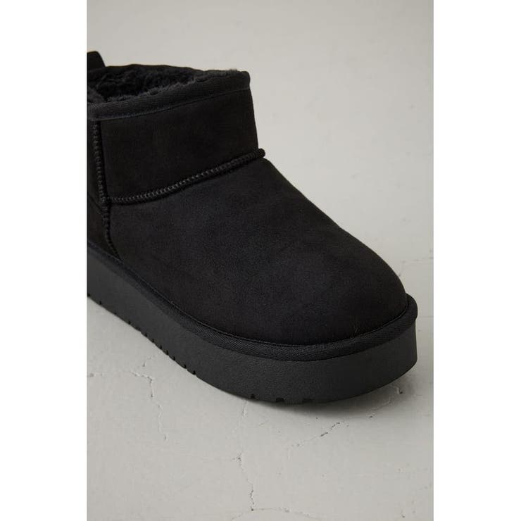 厚底ムートンショートブーツ | AZUL BY MOUSSY | 詳細画像10 