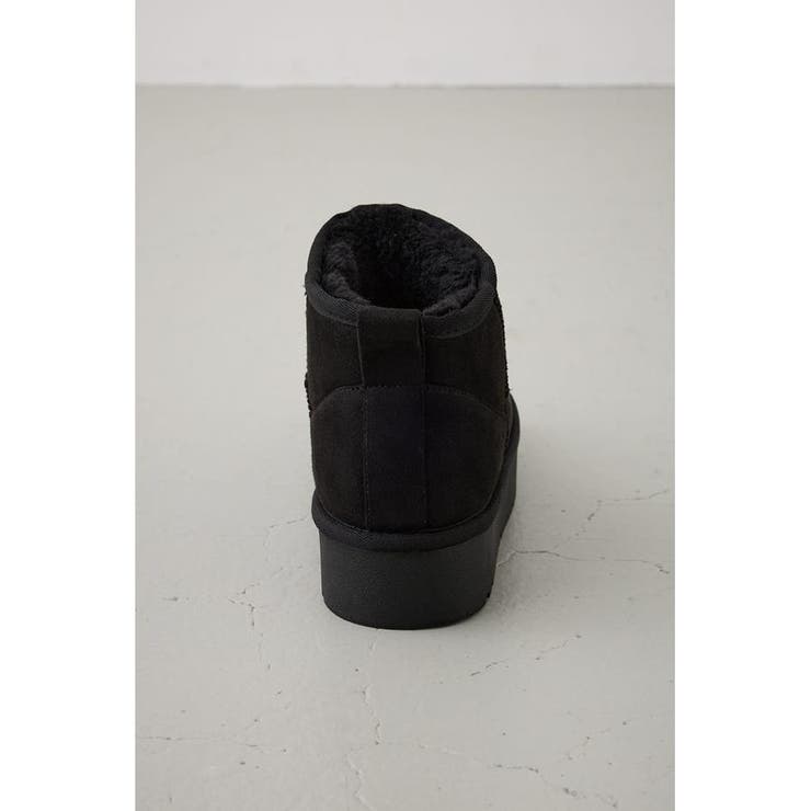 厚底ムートンショートブーツ | AZUL BY MOUSSY | 詳細画像8 