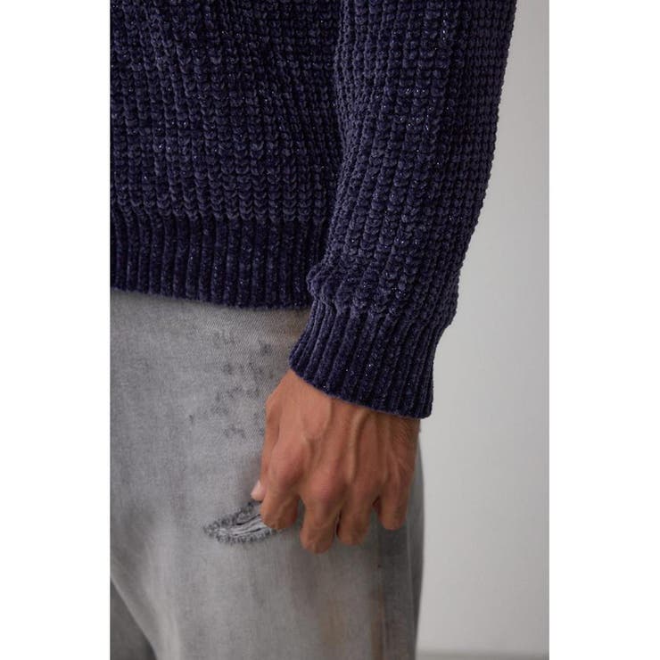 ベロアモールラメ入りニットトップス | AZUL BY MOUSSY | 詳細画像21 