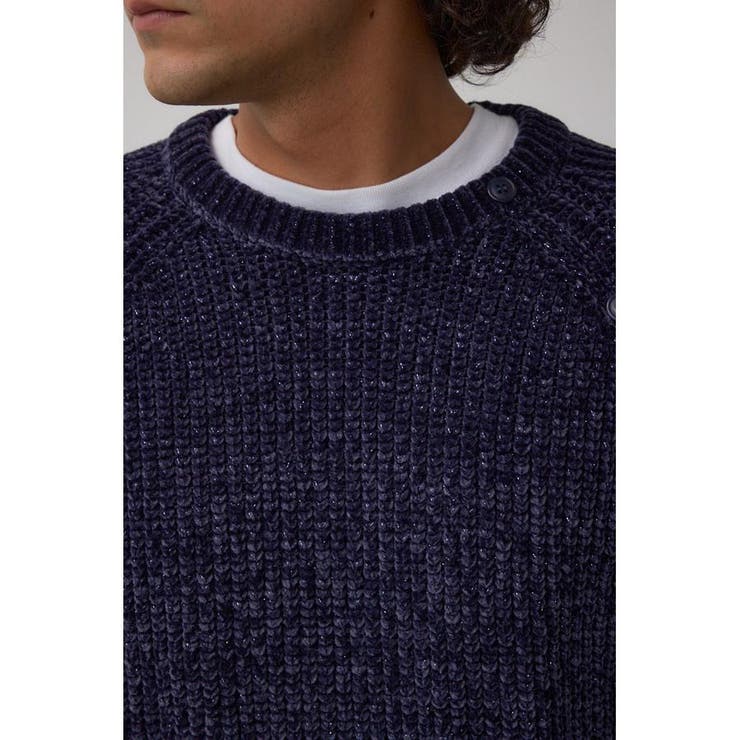 ベロアモールラメ入りニットトップス | AZUL BY MOUSSY | 詳細画像19 