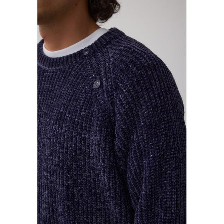 ベロアモールラメ入りニットトップス | AZUL BY MOUSSY | 詳細画像20 