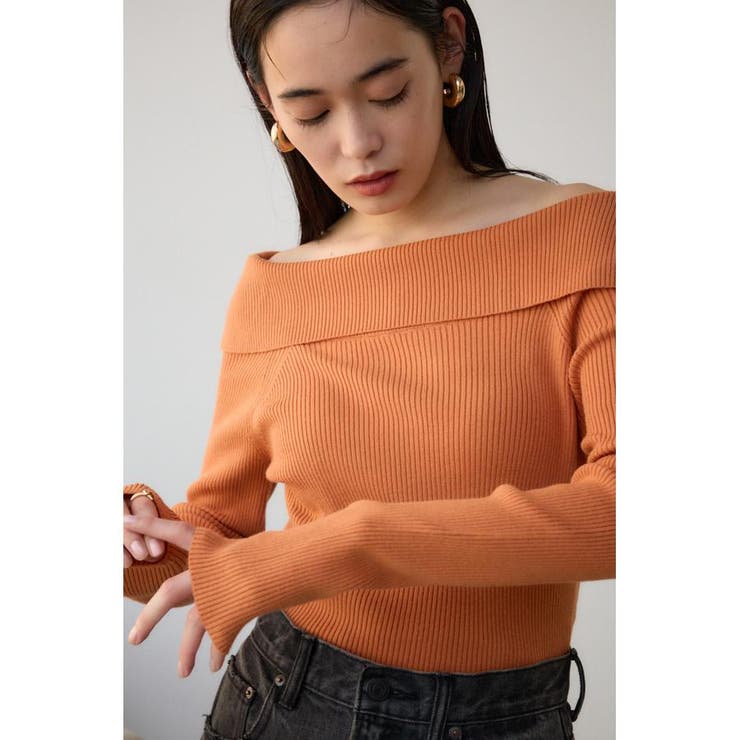 オフショルダーニット | AZUL BY MOUSSY | 詳細画像35 
