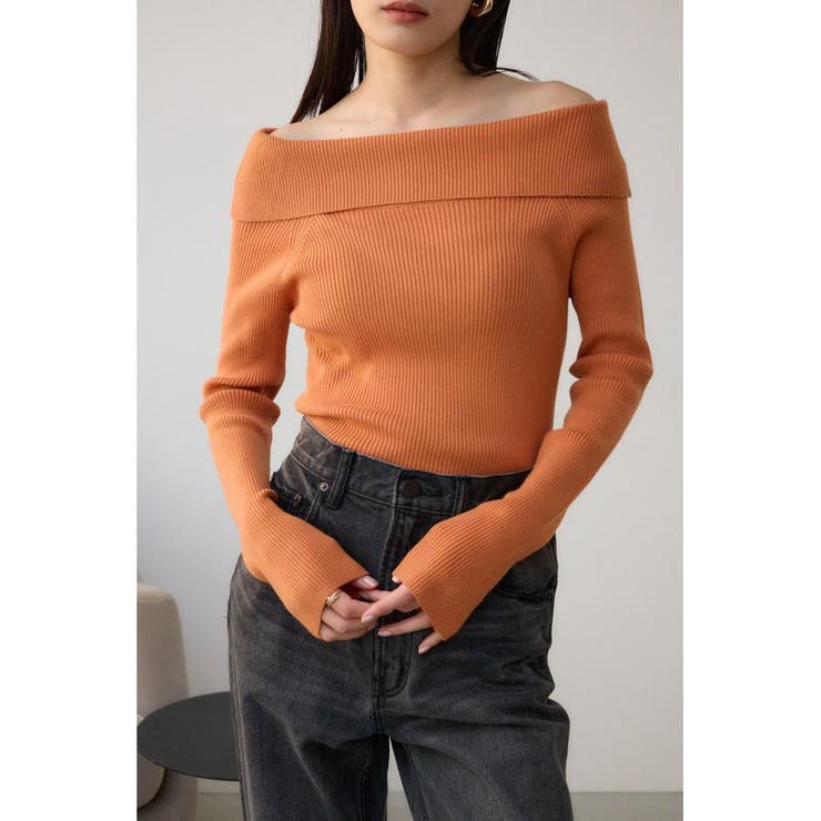 ORG | オフショルダーニット | AZUL BY MOUSSY