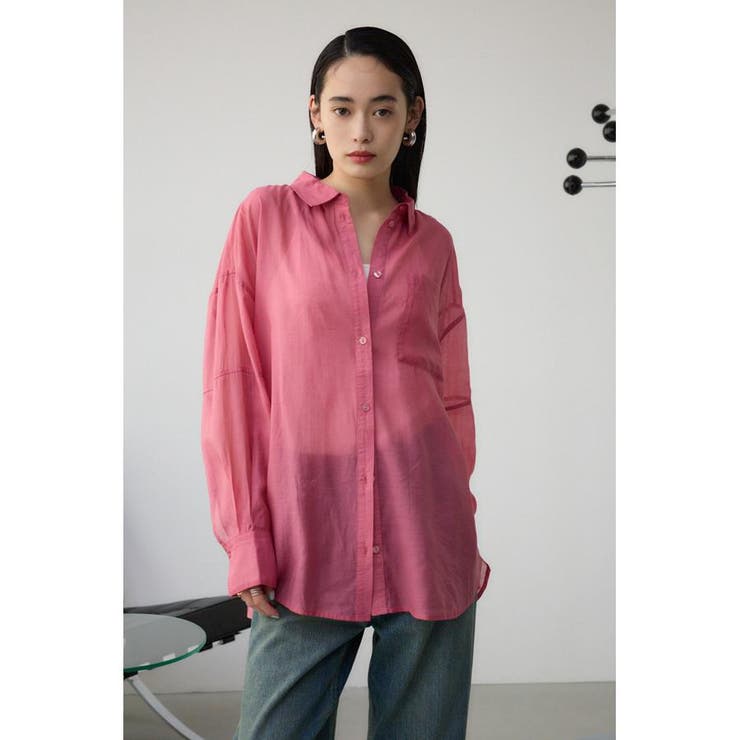 バックスリットシアーオーバーシャツ | AZUL BY MOUSSY | 詳細画像39 