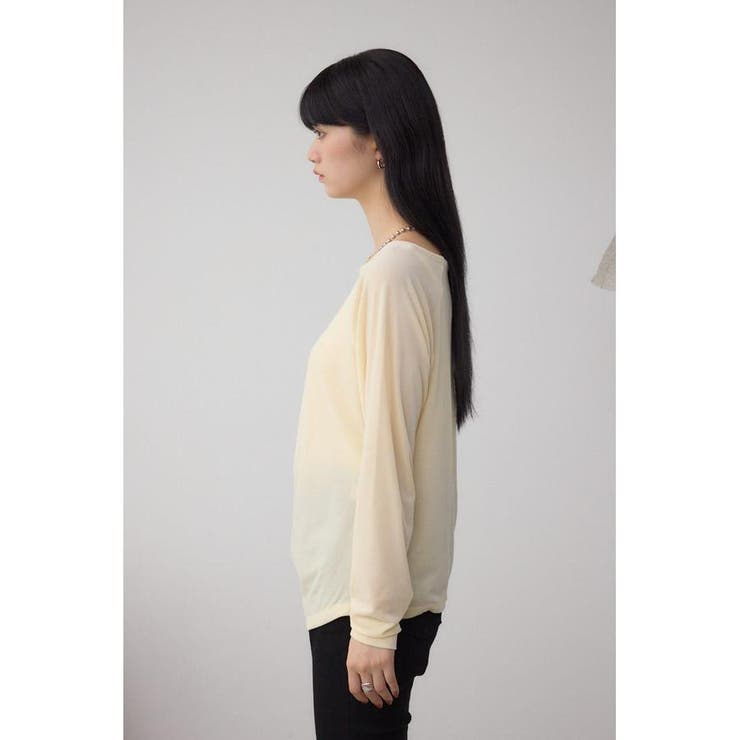 ベロアアシメカットトップス | AZUL BY MOUSSY | 詳細画像6 