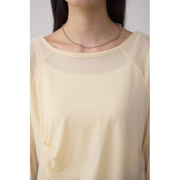 ベロアアシメカットトップス | AZUL BY MOUSSY | 詳細画像8 