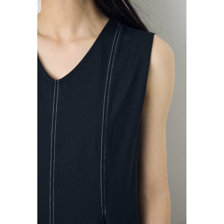 ステッチフレアカットワンピース | AZUL BY MOUSSY | 詳細画像7 