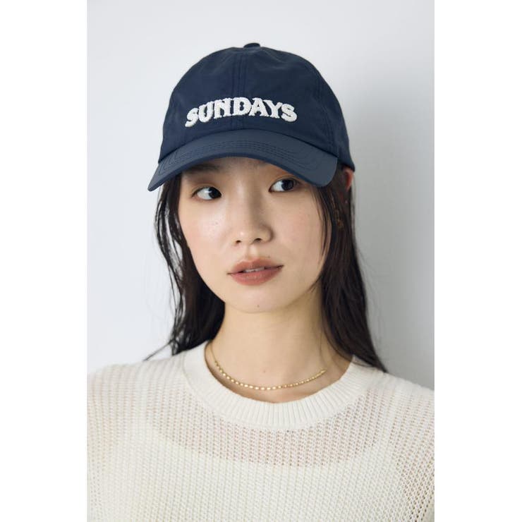 NVY | ナイロン刺繍ロゴキャップ | AZUL BY MOUSSY