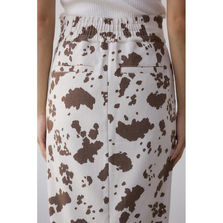 カウ柄ジャガードタイトスカート | AZUL BY MOUSSY | 詳細画像9 