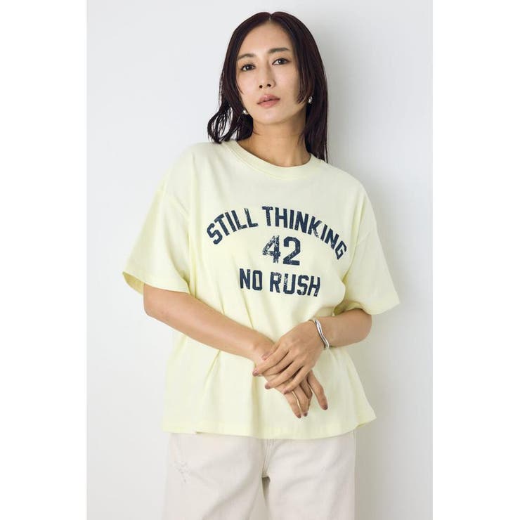 カスレプリントTシャツ | AZUL BY MOUSSY | 詳細画像34 