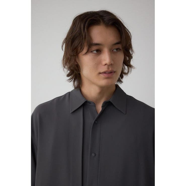 C/Tトロミアシンメトリー長袖シャツ | AZUL BY MOUSSY | 詳細画像29 