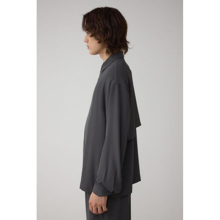 C/Tトロミアシンメトリー長袖シャツ | AZUL BY MOUSSY | 詳細画像33 