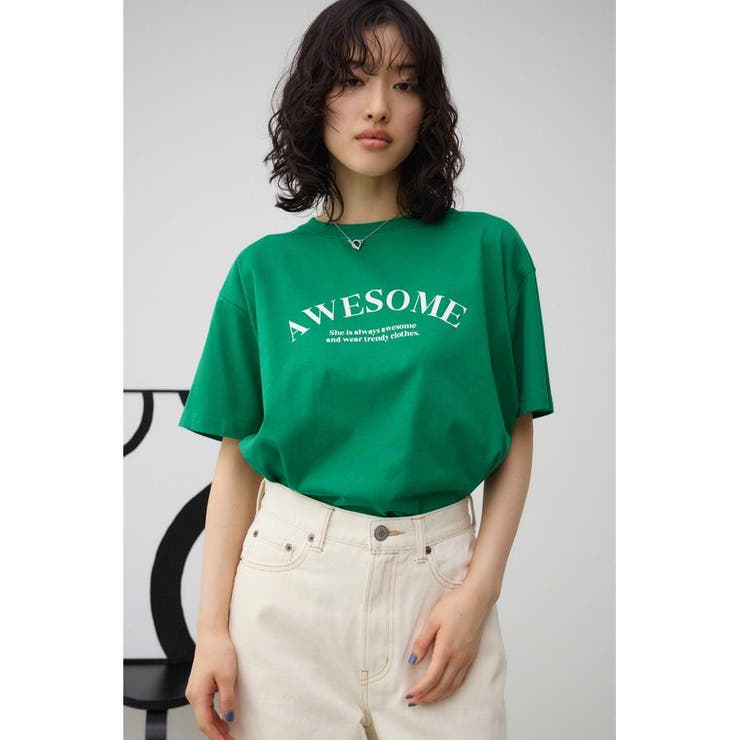 プリントロゴTシャツ[品番：AZLW0022005]｜AZUL BY MOUSSY（アズールバイマウジー）のレディース ファッション通販｜SHOPLIST（ショップリスト）