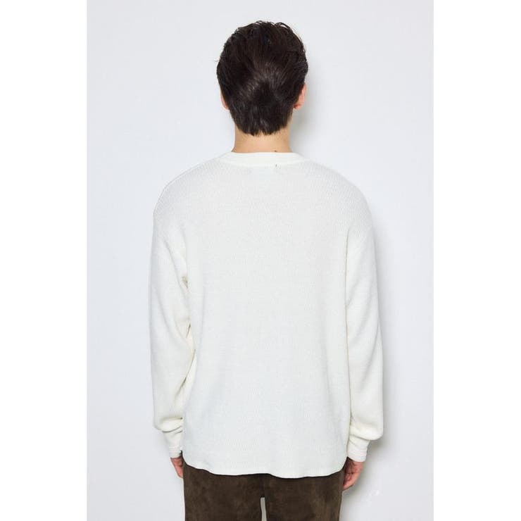 ハニカムクルーネックニットトップス | AZUL BY MOUSSY | 詳細画像8 