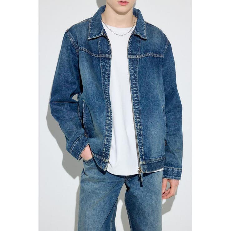 BLU | ファスナーデザインGジャン | AZUL BY MOUSSY