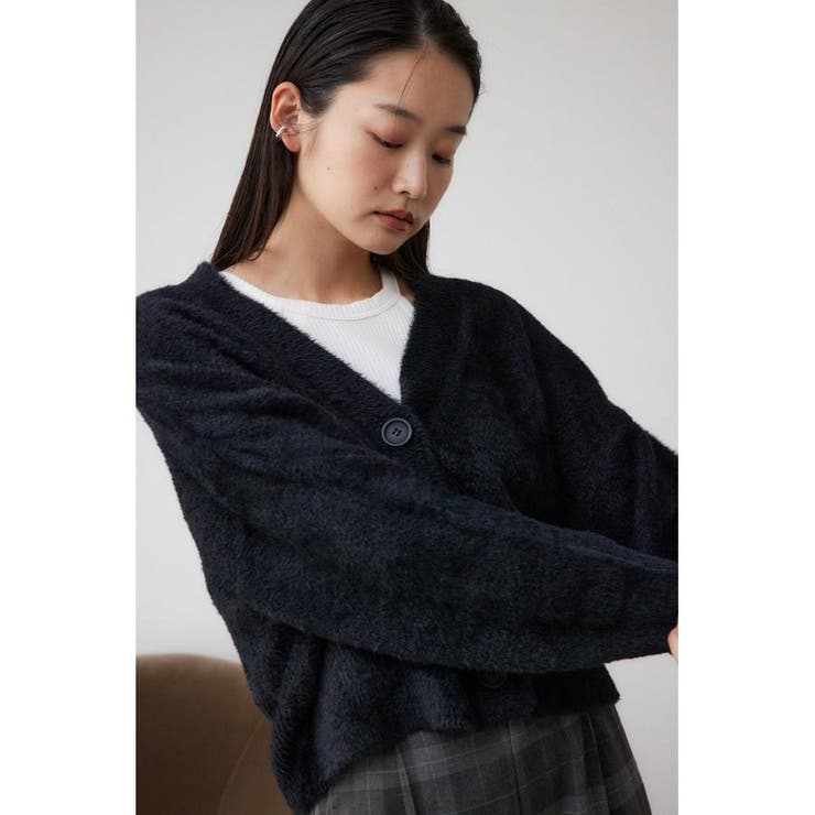 モヘヤライクニットカーディガン | AZUL BY MOUSSY | 詳細画像15 