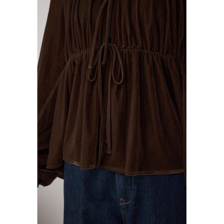 ベロアリボンブラウス | AZUL BY MOUSSY | 詳細画像22 