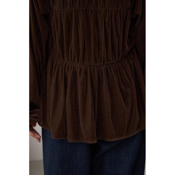 ベロアリボンブラウス | AZUL BY MOUSSY | 詳細画像23 