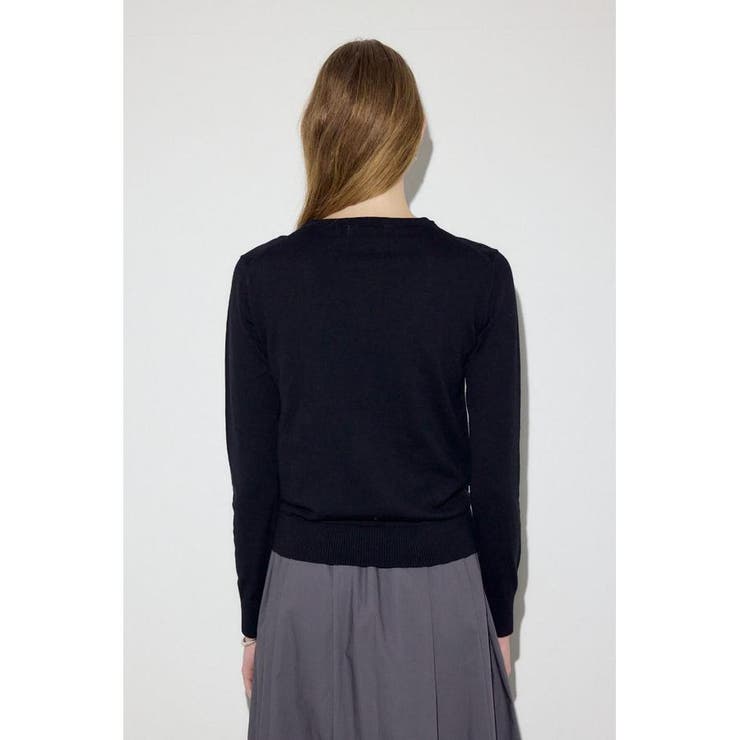 カシミヤミックスクルーネックニット | AZUL BY MOUSSY | 詳細画像18 