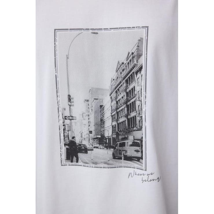 モノクロームストリートTシャツ | AZUL BY MOUSSY | 詳細画像10 