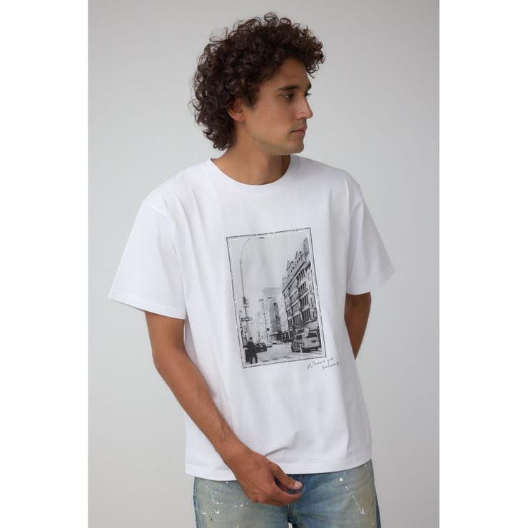 モノクロームストリートTシャツ | AZUL BY MOUSSY | 詳細画像3 