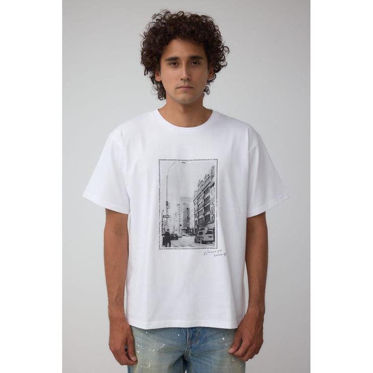 モノクロームストリートTシャツ | AZUL BY MOUSSY | 詳細画像5 