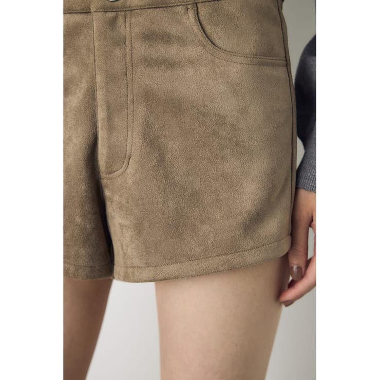 フェイクスエードハイウエストボタンショートパンツ | AZUL BY MOUSSY | 詳細画像20 