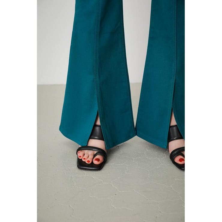 CENTER SLIT COLOR FLARE PT | AZUL BY MOUSSY | 詳細画像20 